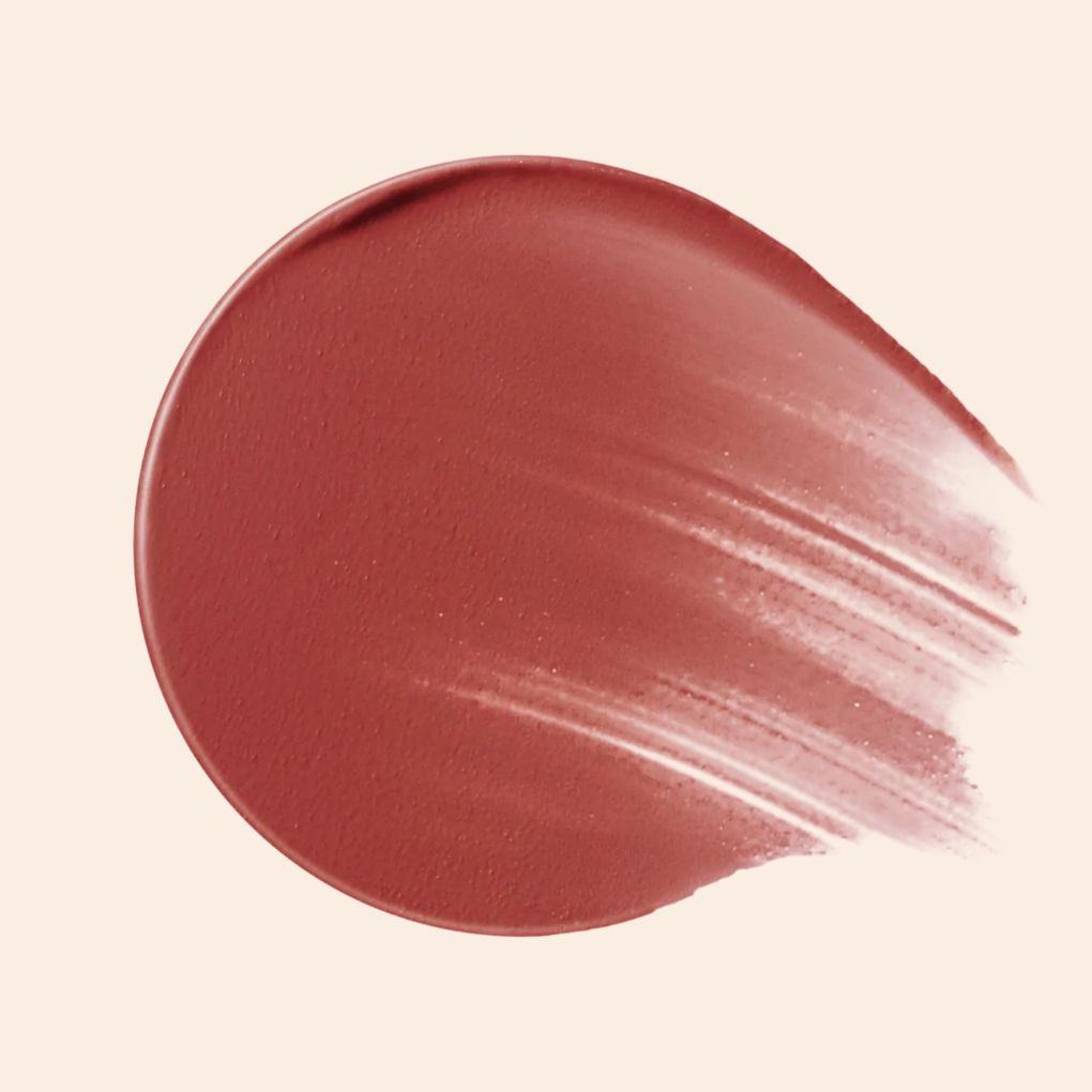 Oplenza Hydrating Dewy Lip Balm Swatch - 03 Mocha, hydrating, bold color, glam look lip balm for a radiant, long-lasting makeup look
