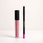 Oplenza Opulent Matte Lip Kit: the best duo of liquid lipstick and lip liner—smudge-proof, long-lasting, highly pigmented, with no flaking or heavy feel—Shade 04 Magenta