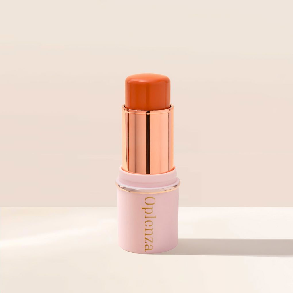 Oplenza Blush Stick - 05 Pumpkin, Multi-use, lasting formula, skin-friendly blush stick for a radiant, long-lasting makeup look