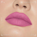 A close-up of a woman's lips showcasing the best liquid matte lipstick kit—ultra-pigmented, smudge-proof, and long-lasting—in shade 08 Mauve