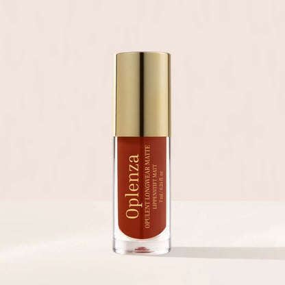 Oplenza Opulent Longwear Matte Liquid Lipstick- best matte vegan lipstick in shade 11 Marron