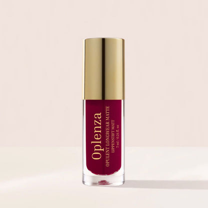 Oplenza Opulent Longwear Matte Liquid Lipstick- best matte vegan lipstick in shade 19 Reign