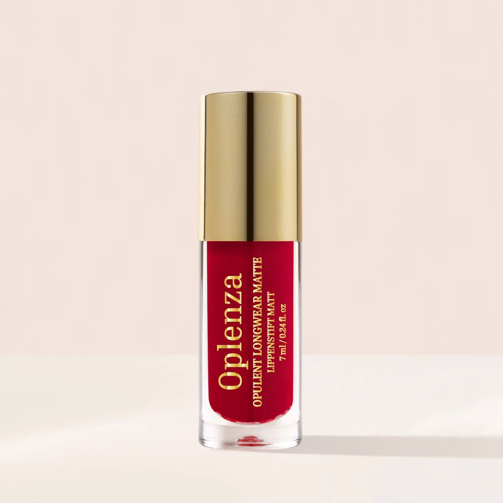 Oplenza Opulent Longwear Matte Liquid Lipstick- best matte vegan lipstick in shade 21 Fever