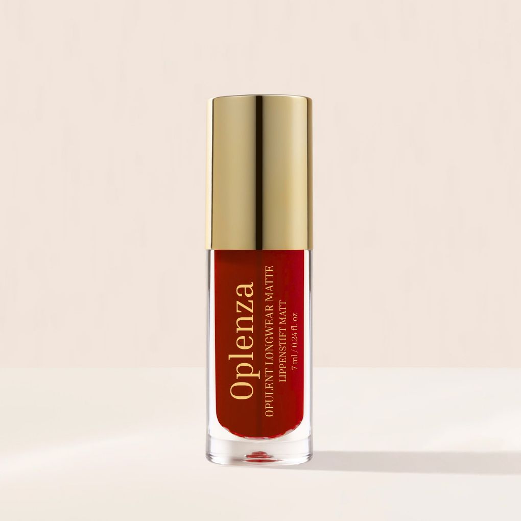 Oplenza Opulent Longwear Matte Liquid Lipstick- best matte vegan lipstick in shade 22 Power