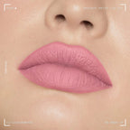 A close-up of a woman's lips showcasing the best liquid matte lipstick kit—ultra-pigmented, smudge-proof, and long-lasting—in shade 26 Boss up