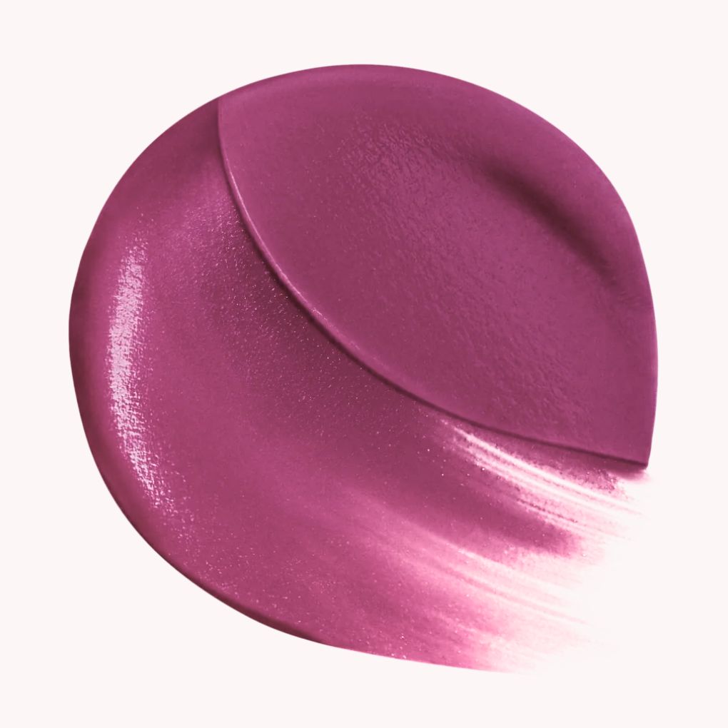 Swatch of Oplenza Opulent Longwear Matte liquid lipstick in shade 28 Bliss - Highly pigmented, waterproof vegan liquid matte with smooth velvety finish