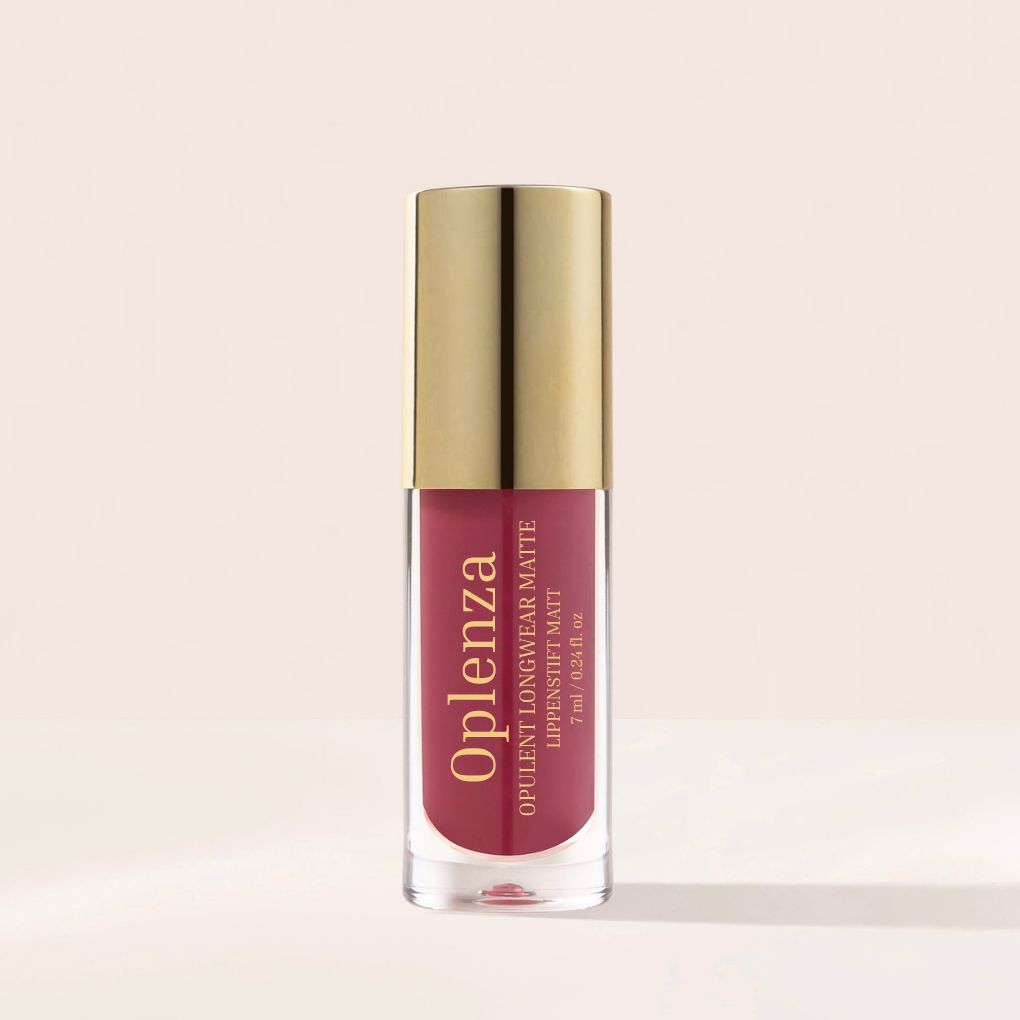 Oplenza Opulent Longwear Matte Liquid Lipstick- best matte vegan lipstick in shade 31 Mauve Luxe