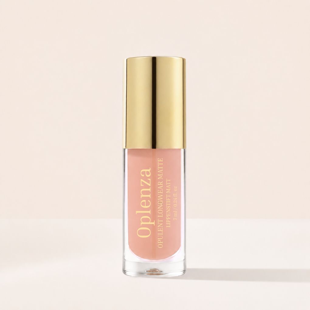 Oplenza Opulent Longwear Matte Liquid Lipstick- best matte vegan lipstick in shade 38 Whisper