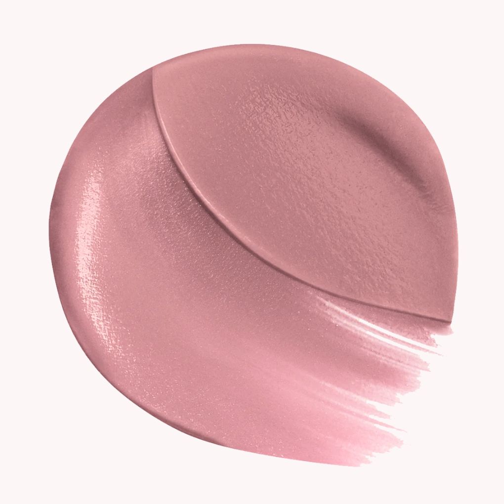 Swatch of Oplenza Opulent Longwear Matte liquid lipstick in shade 44 Veil - Highly pigmented, waterproof vegan liquid matte with smooth velvety finish