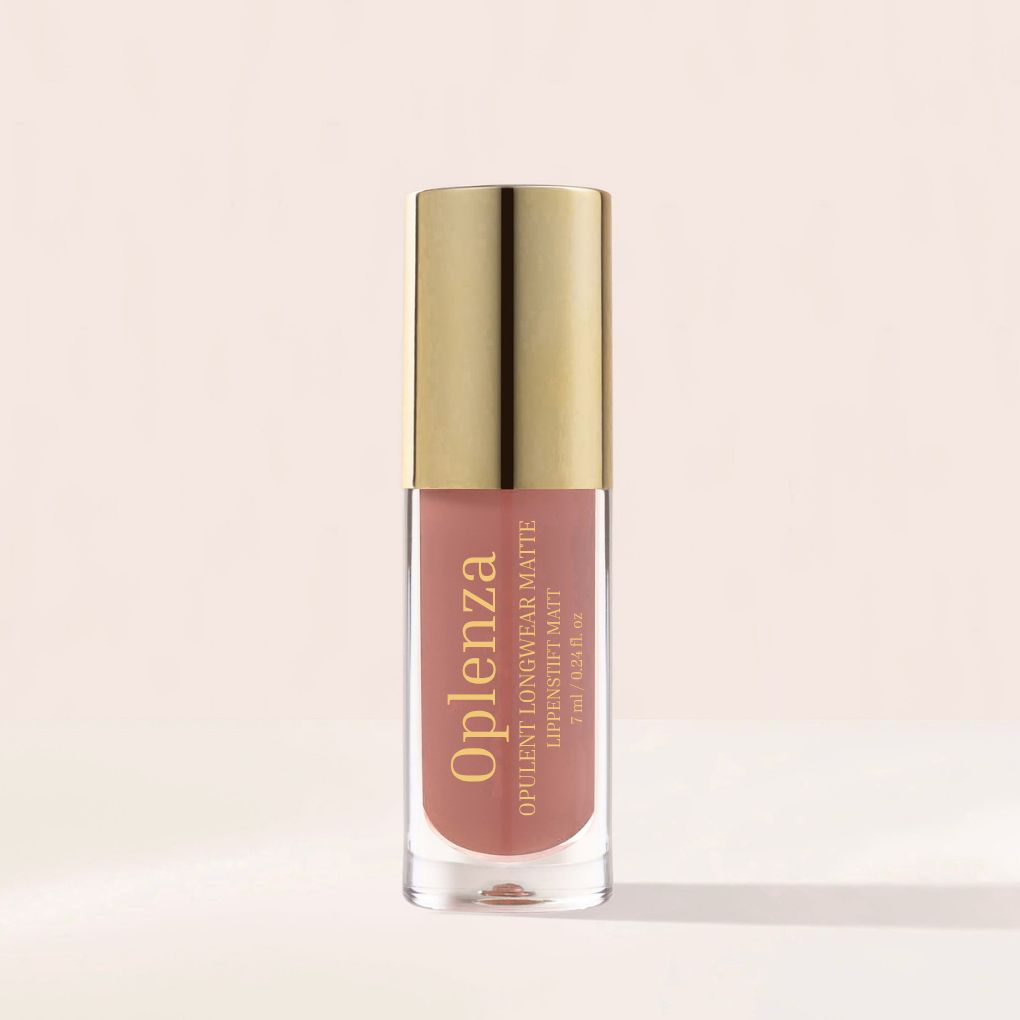 Oplenza Opulent Longwear Matte Liquid Lipstick- best matte vegan lipstick in shade 44 Veil