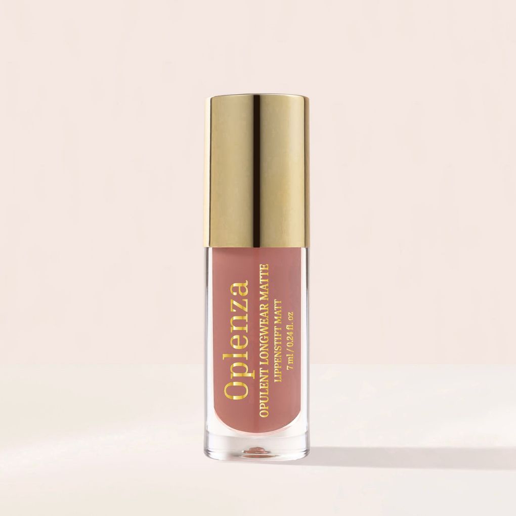 Oplenza Opulent Longwear Matte Liquid Lipstick- best matte vegan lipstick in shade 44 Veil