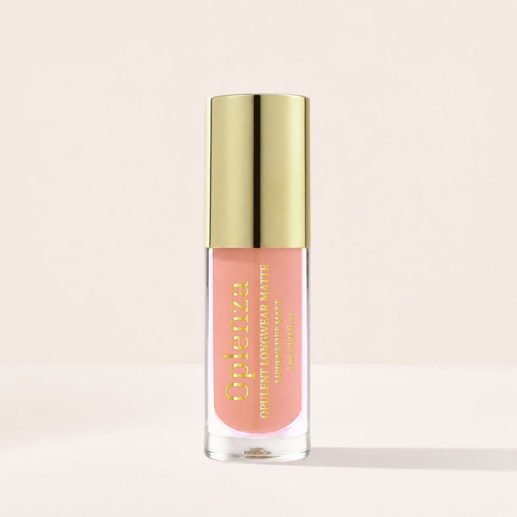 Oplenza Opulent Longwear Matte Liquid Lipstick- best matte vegan lipstick in shade 46 Petale.