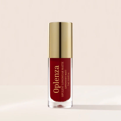 Oplenza Opulent Longwear Matte Liquid Lipstick- best matte vegan lipstick in shade 51 Rouge Royale