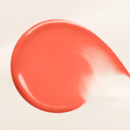 Oplenza Whip Cream Blush swatch- Apricot Melt, professional makeup, skin-friendly, soft glowy whip cream blush for a radiant look
