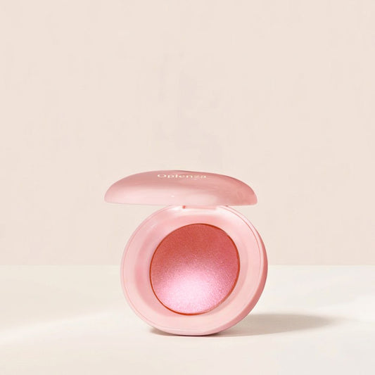 Oplenza Luminous Pressed Powder Blush compact in shade Baby-Best Blush