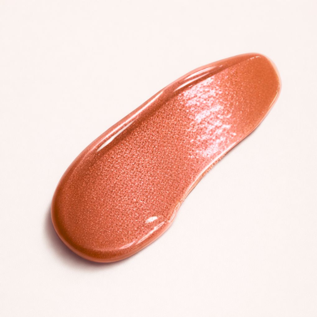 Swatch of Oplenza Signature Ultra Shine Lip Gloss in shade Bean Paste - best drugstore lip gloss.