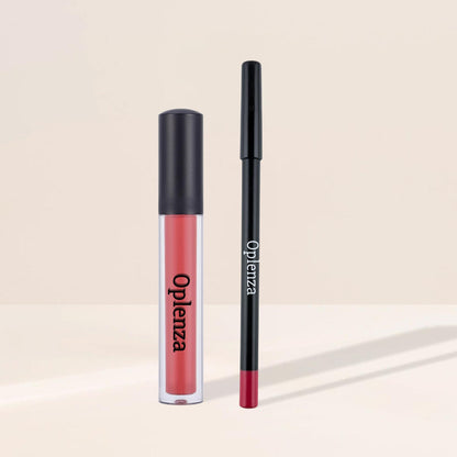 Oplenza Opulent Matte Lip Kit-Bloodshot