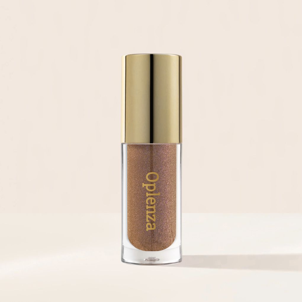 Oplenza Opulent Lustre Gloss - Bronze, longwear formula, lasting comfort, long-lasting wear lip gloss for a flawless, radiant beauty look.
