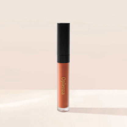 Oplenza Velvet Liquid Lipstick - Burnished Rose, flawless complexion, longwear formula, smooth texture velvet liquid lipstick for a flawless, radiant beauty look.