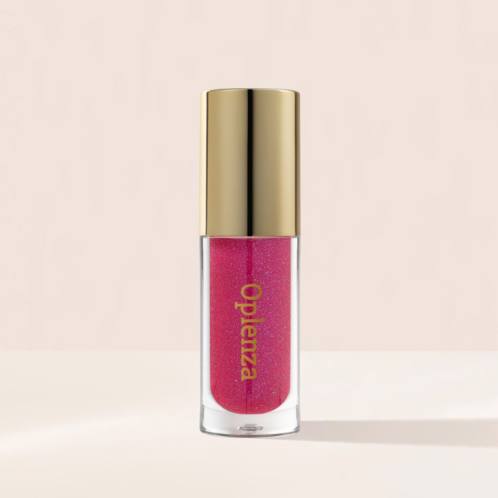 Oplenza Opulent Lustre Gloss - Candy, clean beauty, dewy glow, hydrating texture lip gloss for a flawless, radiant beauty look.
