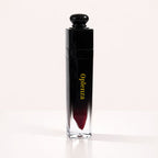 Oplenza Signature Ultra Shine Lip Gloss in Dark Souls, showing the tube on a neutral background, best hydrating lip gloss with shea butter and vitamin E