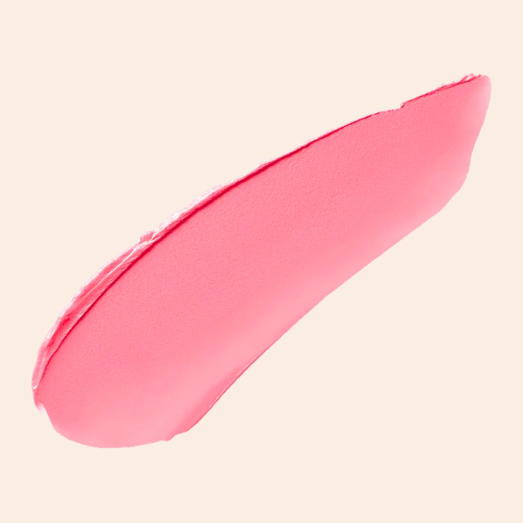 Oplenza Blush Stick swatch- Delight, cruelty-free, skin-friendly, flawless finish, lightweight blush stick for a radiant, long-lasting makeup look