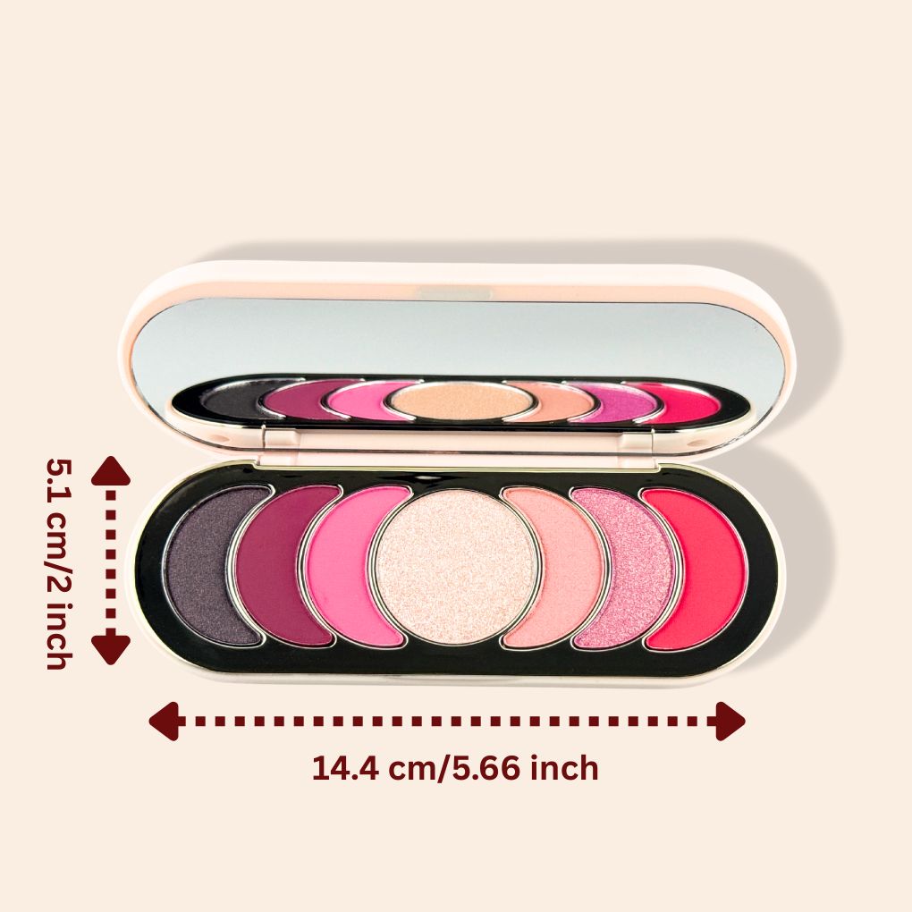 Dimensions of Oplenza Easy Glam Eyeshadow Palette
Pink filter
Gold Time
Moonlight