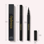 Dimensions of Oplenza waterproof black liquid eyeliner with long-lasting smudge-resistant wear, Cotton, Brush