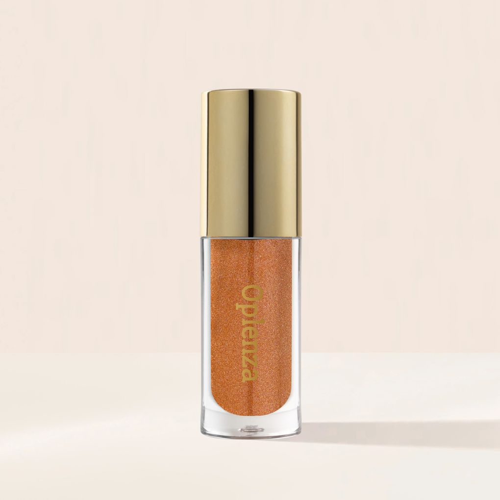 Oplenza Opulent Lustre Gloss - Golden Hour, everyday makeup essential, natural finish, radiant skin lip gloss for a flawless, radiant beauty look.

