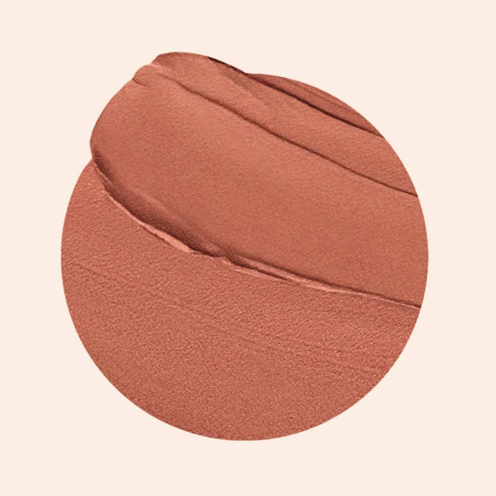 Oplenza Signature Matte Lipstick swatch - Graceful, highly pigmented, lasting formula, buildable matte lipstick for a long-lasting makeup look
