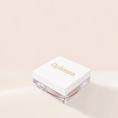 Oplenza Natural Veil Setting Powder - Honey, lightweight feel, bold color payoff, vegan makeup setting powder for a flawless, radiant beauty look.

