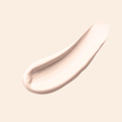 Swatch of Oplenza Weightless longwear liquid foundation in shade L13-110W, best foundation for daily use.