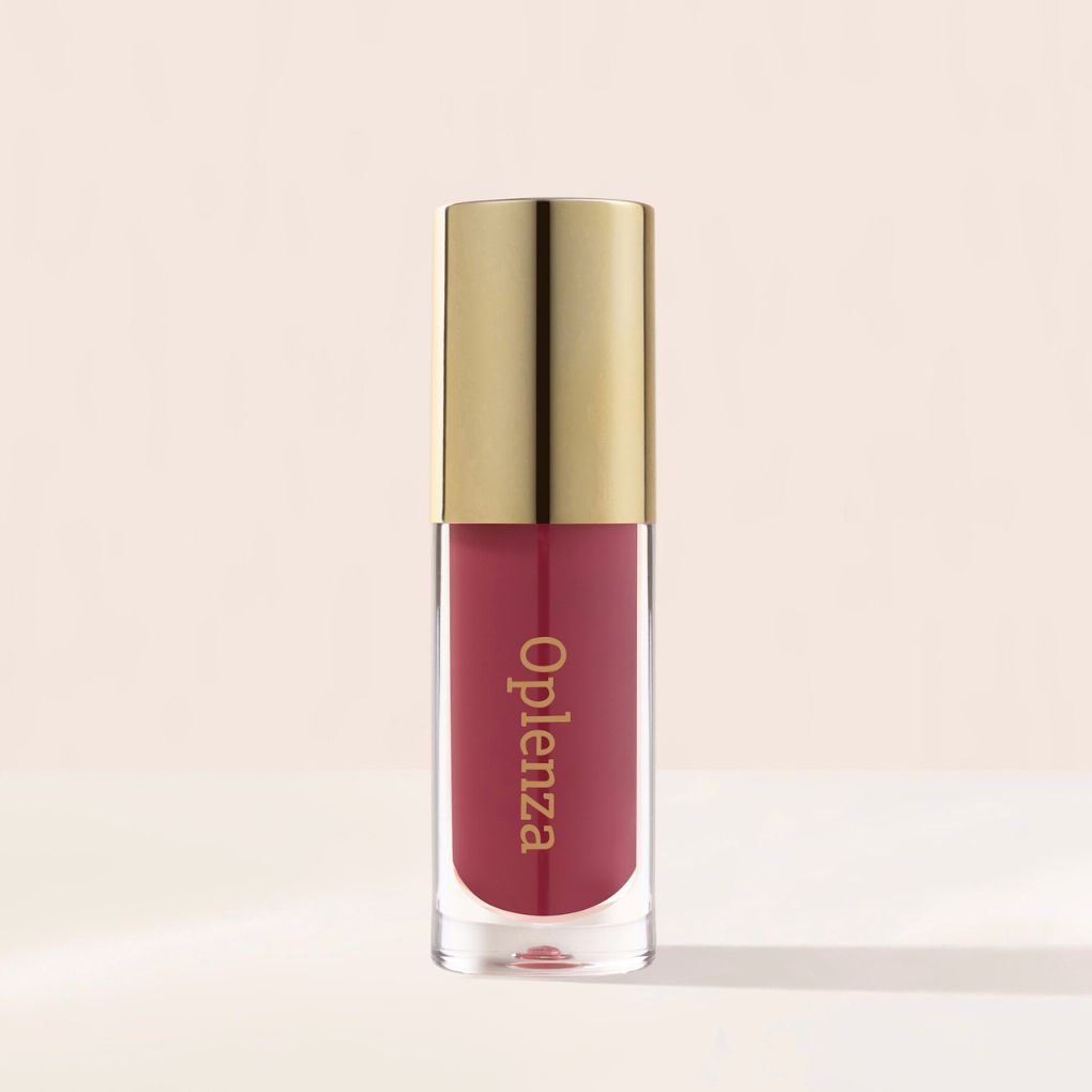 Oplenza Opulent Longwear Matte - Mauve Luxe, trend-forward shade, luxury beauty, smooth texture matte liquid lipstick for a flawless, radiant beauty look.
