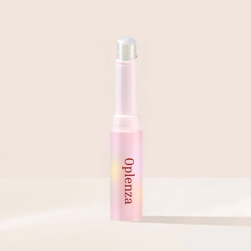 Oplenza Crystal Jelly Glitter Stick in shade Moonglow Mink-Multi-use crystal glow stick for eyes, lips and face.