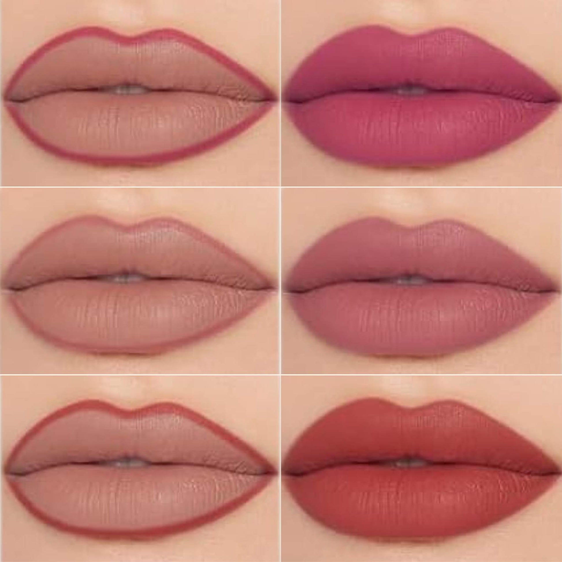 Oplenza Opulent Matte Lip Kit colors-Gorgeous,  Out Loud, Boss up, Leading lady, Bloodshot, Pretty woman, Cherry, Lovely, Jacinth, Peach, Plum, Ruby, Mauve, Sage, Sultry, Magenta, Chocolate