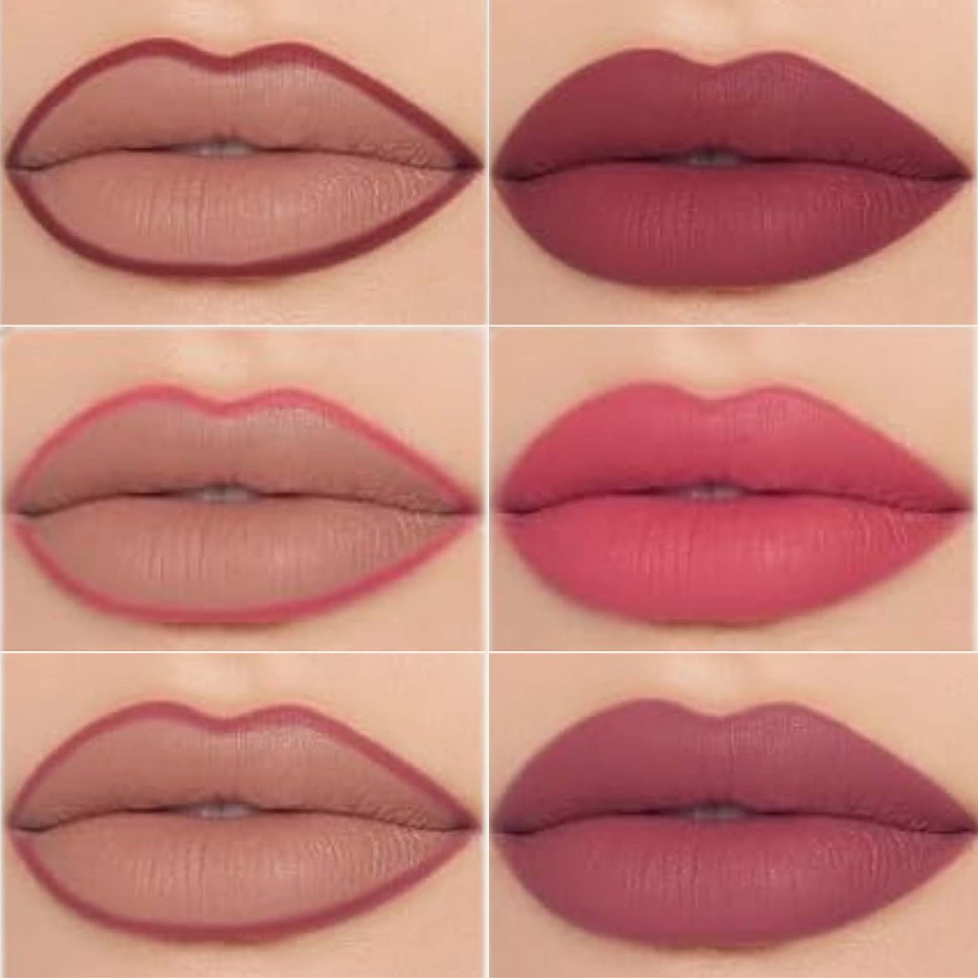 Oplenza Opulent Matte Lip Kit color-Gorgeous,  Out Loud, Boss up, Leading lady, Bloodshot, Pretty woman, Cherry, Lovely, Jacinth, Peach, Plum, Ruby, Mauve, Sage, Sultry, Magenta, Chocolate