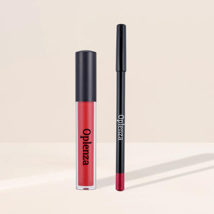 Oplenza Opulent Matte Lip Kit-Ruby