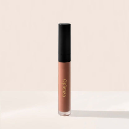 Oplenza Signature Velvet Liquid Lipstick - Silken Clay, makeup must-have, radiant skin, trend-forward shade velvet liquid lipstick for a flawless, radiant beauty look.
