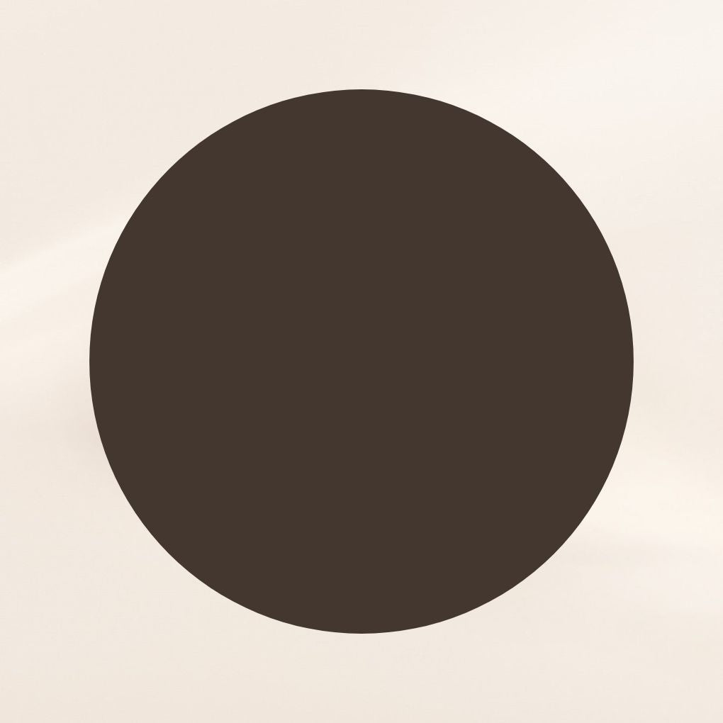 Swatch of Oplenza Naginata Precision Brow Pencil in Shade Soft Black, best eyebrow pencil for beginners