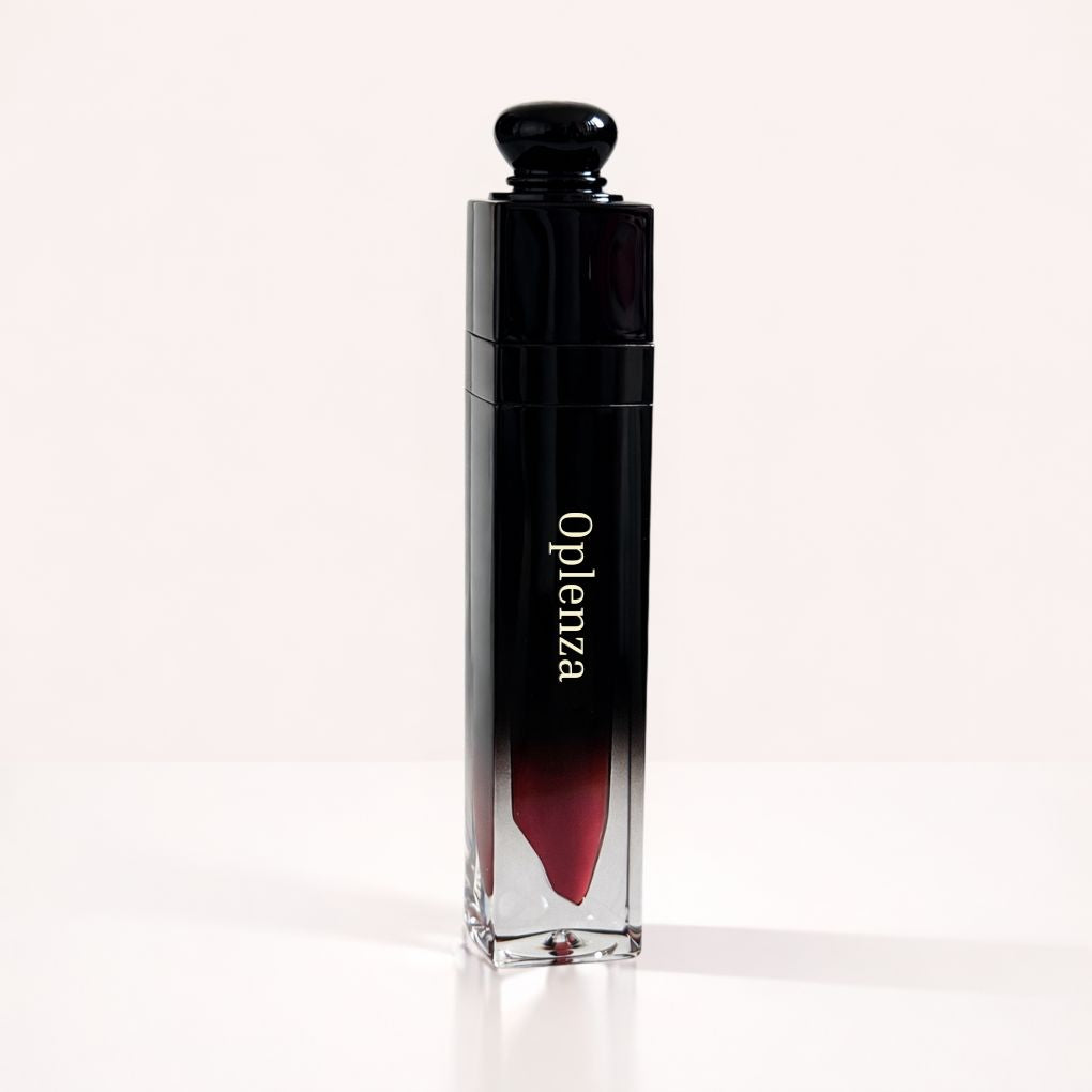 Oplenza Signature Ultra Shine Lip Gloss tube with glossy hydrating formula  in shade Swag, designed for glass-like shine and smooth, non-sticky lip finish.