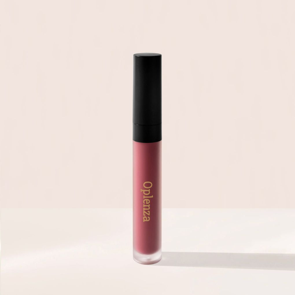 Oplenza Signature Velvet Liquid Lipstick - Velour Blush, flawless complexion, smudge-proof, luxury beauty velvet liquid lipstick for a flawless, radiant beauty look.
