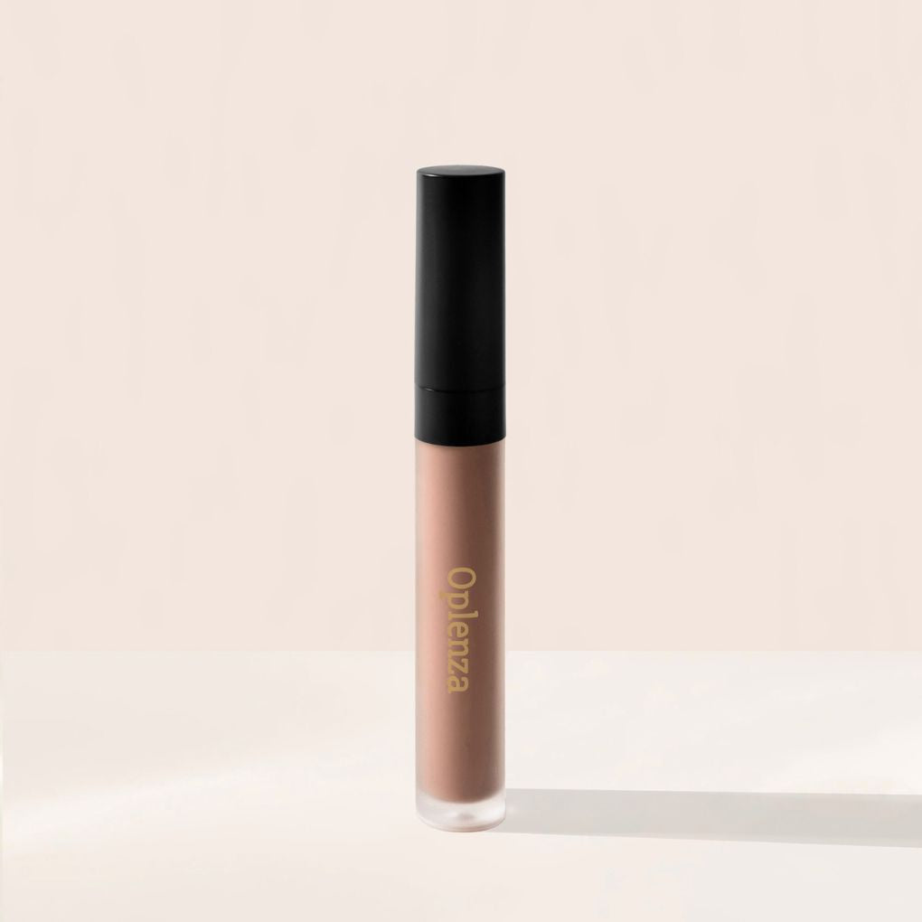 Oplenza Signature Velvet Liquid Lipstick - Velvet Nude, vegan makeup, radiant skin, glamorous finish velvet liquid lipstick for a flawless, radiant beauty look.

