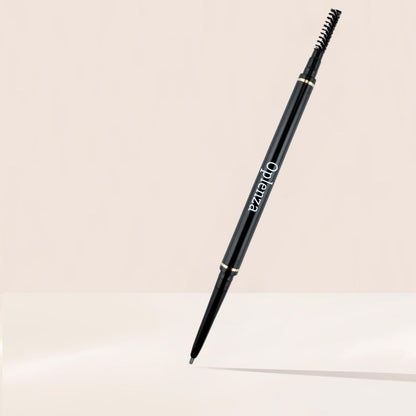 Oplenza Precision Brow Pencil - Grey Brown, soft matte look, natural finish eyebrow pencil for more fuller and defined brows