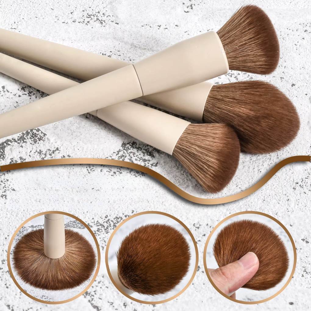 Oplenza brush set- the Essential Ten, Brushes for lip makeup, contour, foundation, blush, eyeshadow application