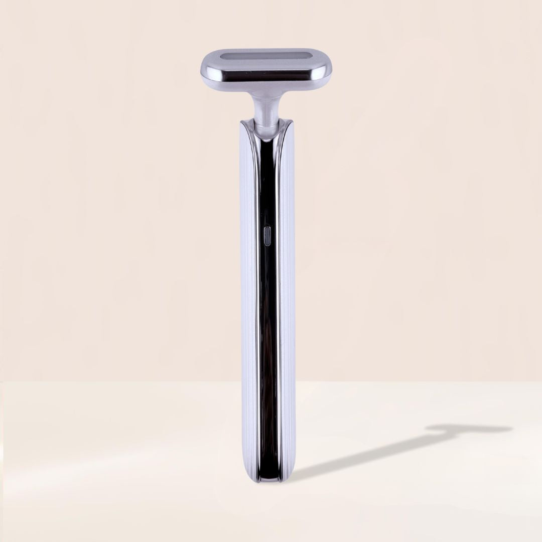 Oplenza skincare wand - White, 4-in-1 beauty device, LED light therapy wand for a youthful skin